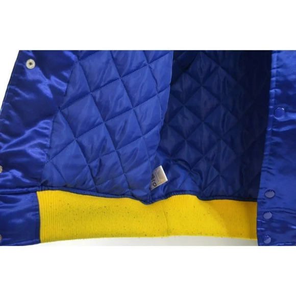 Mitchell &  Ness Golden State Warriors Satin Jacket Hardwood Classics 2XL Mens - Picture 4 of 8